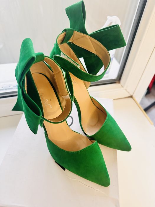 Туфли зеленые