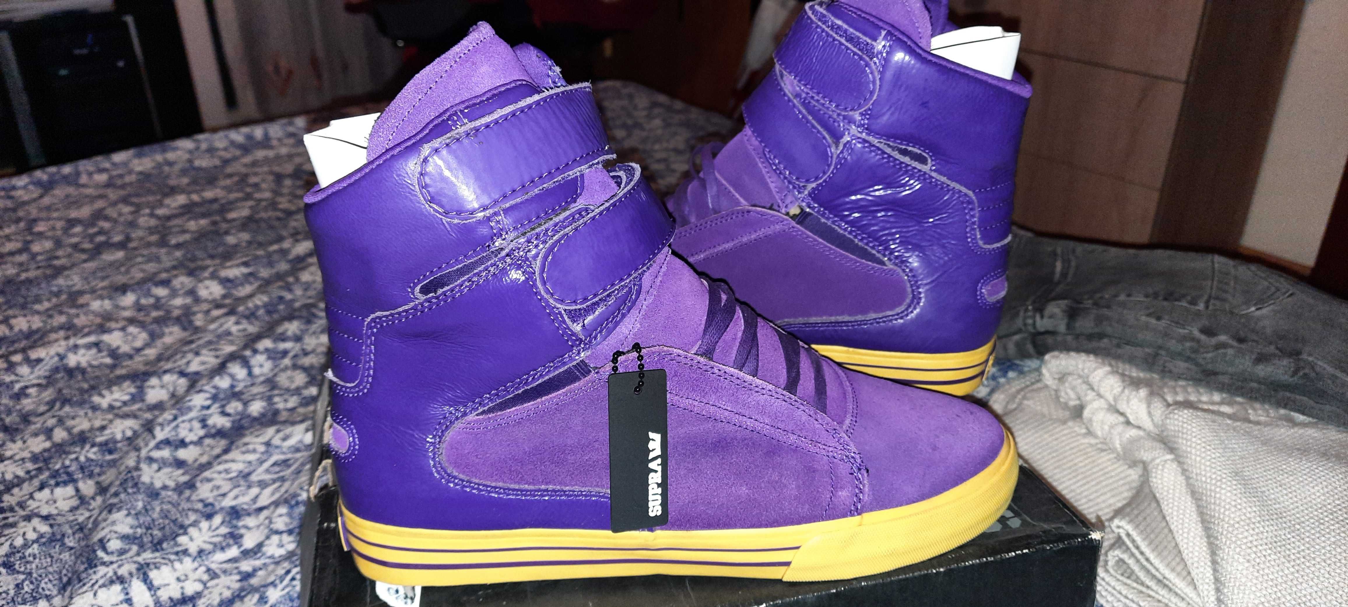 Supra skytop hotsell purple patent