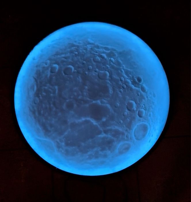 Lampa de perete Luna 3D 400x400mm
