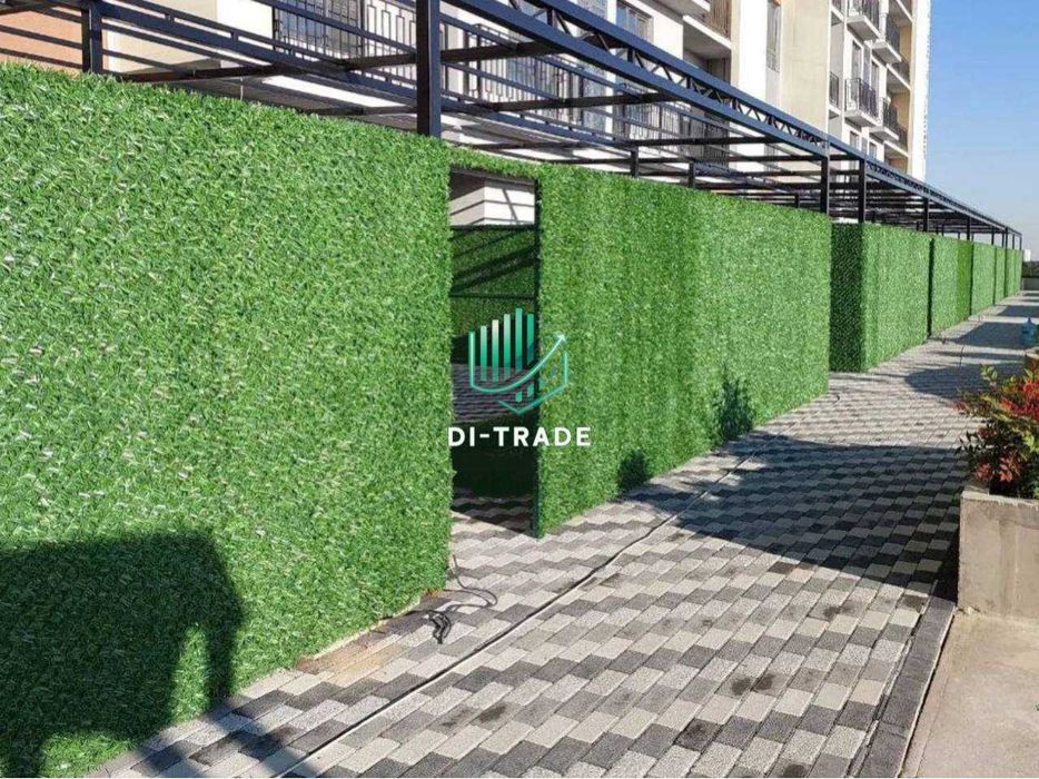 Eko zabor Bo'ka tumani | Plastik yashil panjara | 10 metr | 73000