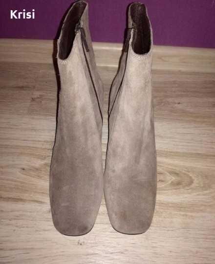 Дамски боти естествен велур