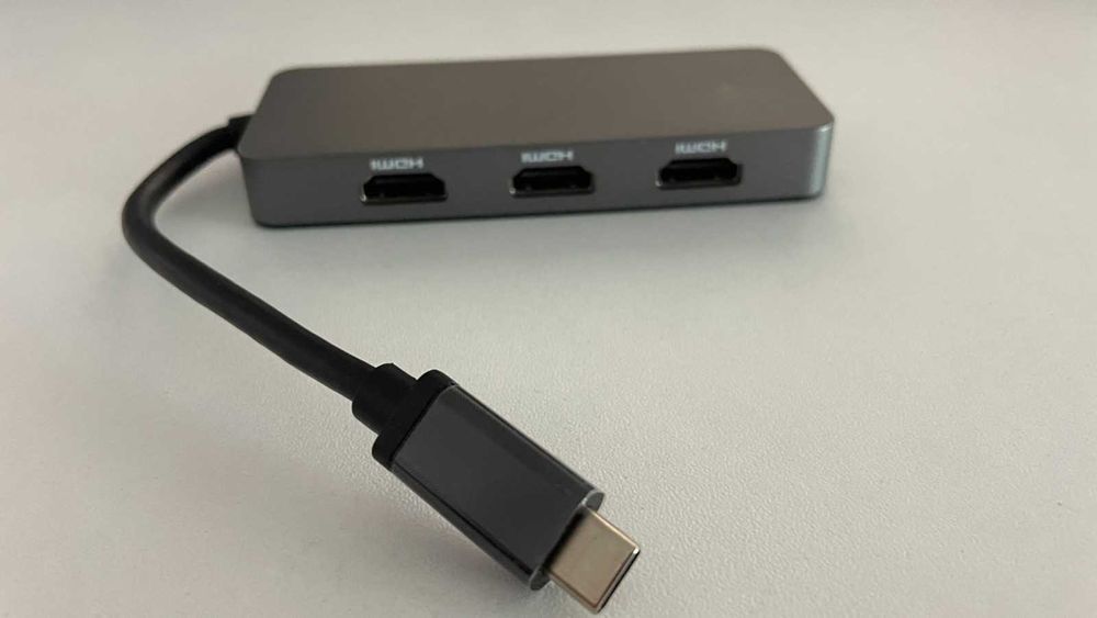Adaptor / Spliter HDMI -  USB-C la 3 x HDMI 4K 60Hz MST, KU31HDMI11