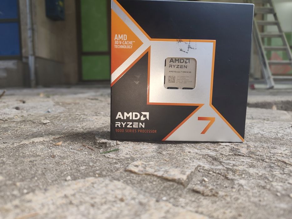 Ryzen 7 9800x3d разопакован