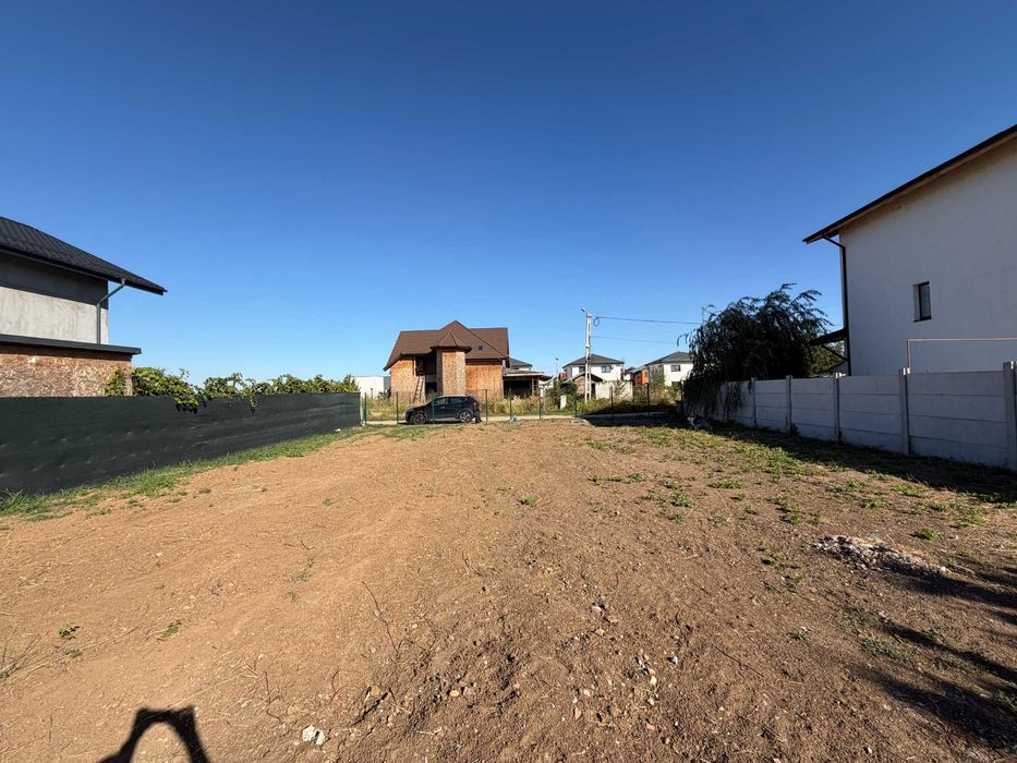 Teren 407 mp Berceni, str. Câmpului – împrejmuit, utilități la lot
