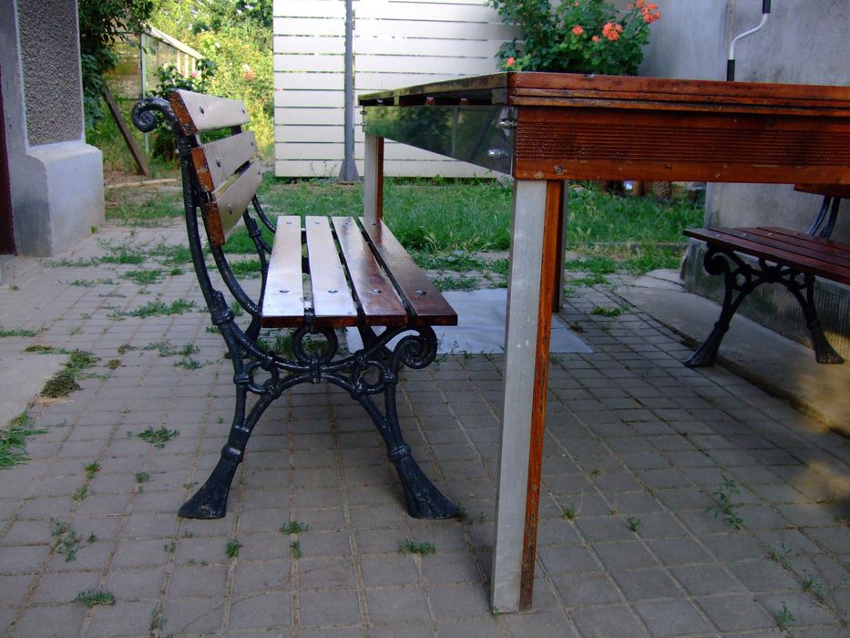 Set masa de gradina si banci