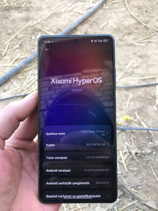 Redmi note 12pro +5G