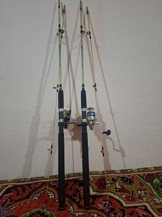 Спиннинг 2 щт с катушками