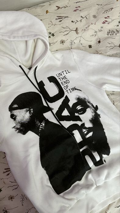 Бял суичър 2PAC x Bershka – Until The End Of Time