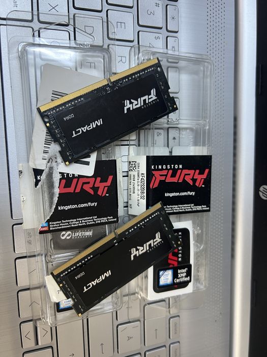 KIT Memorie RAM Kingston Fury Impact 64GB 2x32GB CL20 3200MHz Laptop