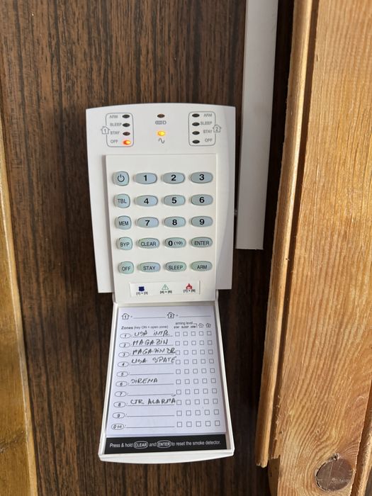 Sistem de alarma signal cu senzori