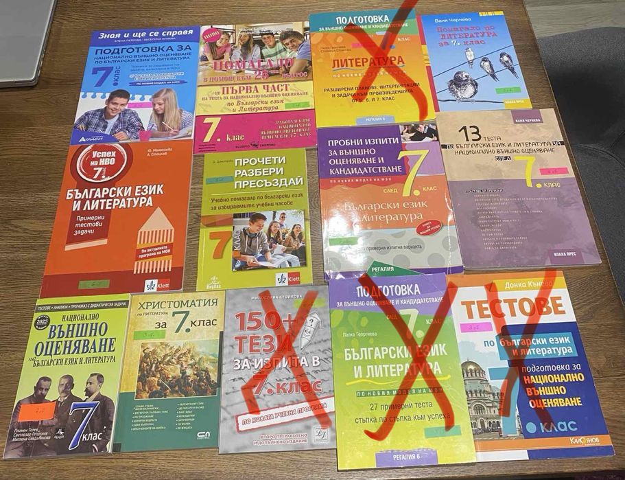 Помагала по Бел за 7 клас НВО