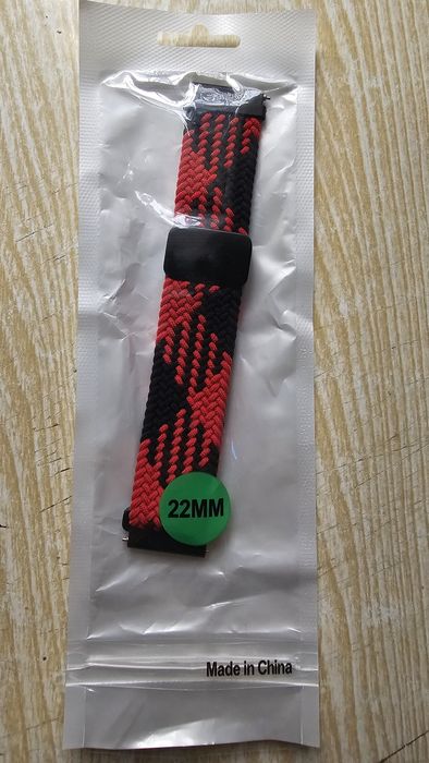 Текстильный ремешок для часов 22 мм