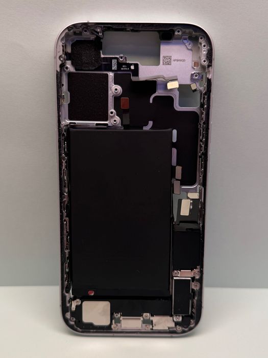 iPhone 17 Silver Alb rama baterie carcasa mijloc enclosure housing frame