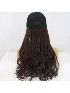 Парик кепка с длинными волосами.