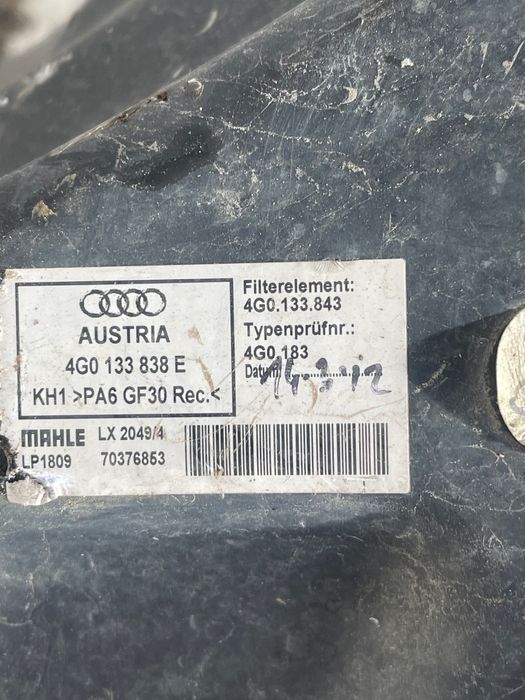 Carcasa Filtru De Aer Audi A6/S6 Iv Saloon 4G2, C7, 4Gc 2010 - 2018 3.