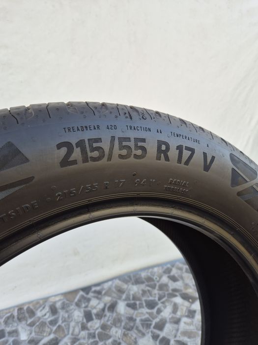 4бр 215 55 17 Continental летни 23г