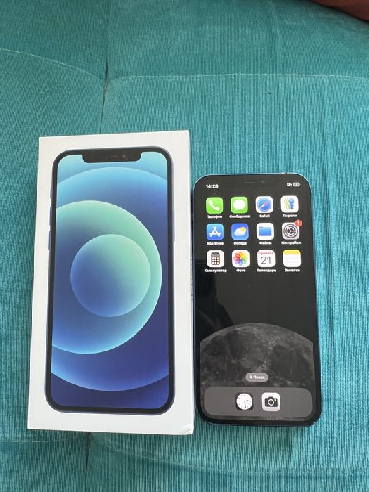 Айфон 12 ,64гб емокость 73%