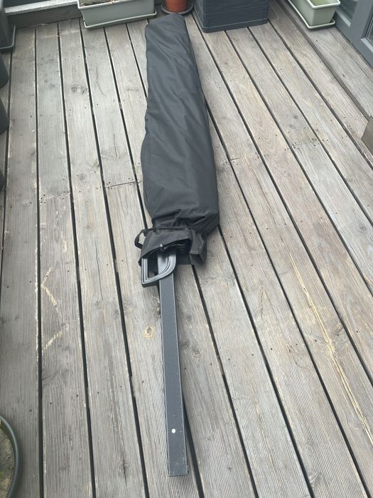 Висящ чадър TRONDHEIM – Ø300 см, сив