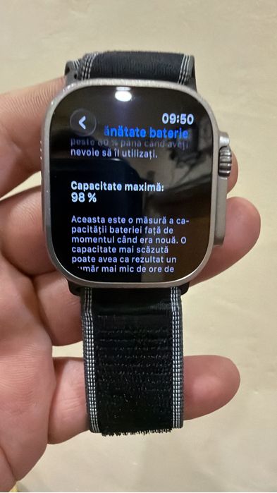 Apple Watch Ultra 2 GPS Celular 49m  m Titanium Case with Blue Ocean Band