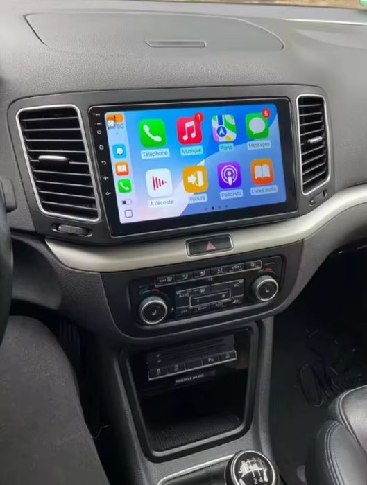Navigatie Android VW Sharan Waze YouTube WiFi Internet GPS USB