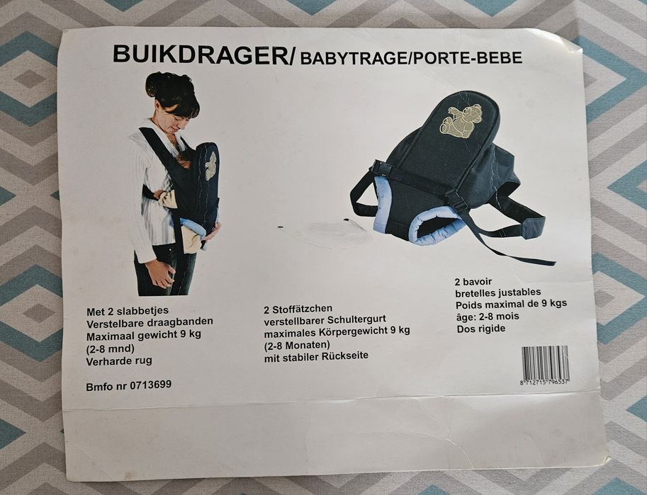 Marsupiu pentru bebelusi, 2–8 luni