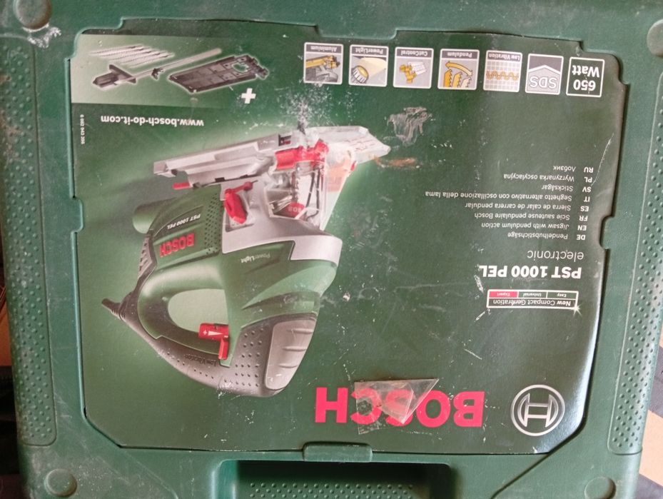 Ferăstrău vertical final Bosch - PST 1000 PEL.Si 2 seturi lame Bosch.Oferta.