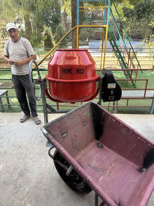 Betonameshalka 220 litr BetonMeshalka Arenda Sergeli Бетонмешалка