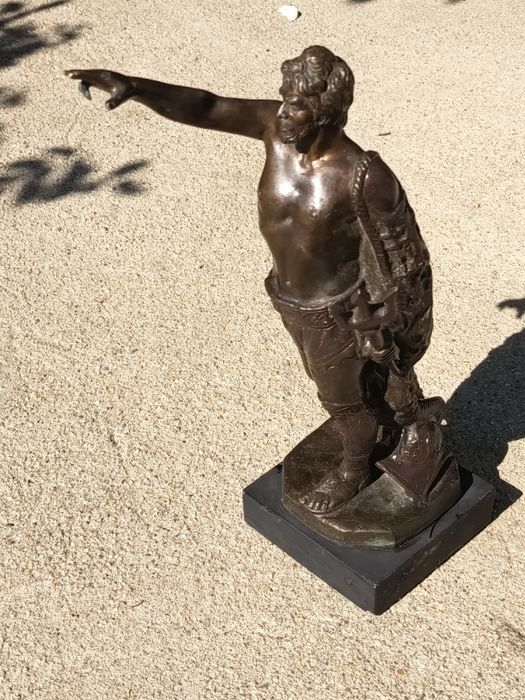 Statueta Gladiator Bronz Masiv