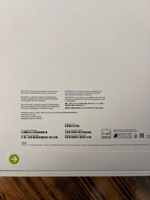 Apple MacBook Pro 14 новый