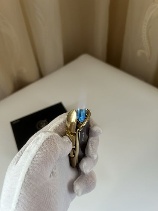 Подаръчен комплект Guevara – аксесоари за пури (запалка + ножица)