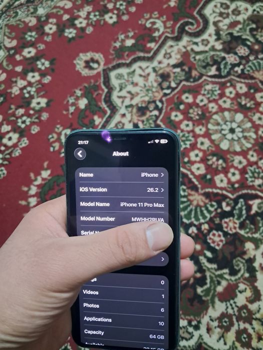 Iphone 11 pro max kafolati bn. Srochniy