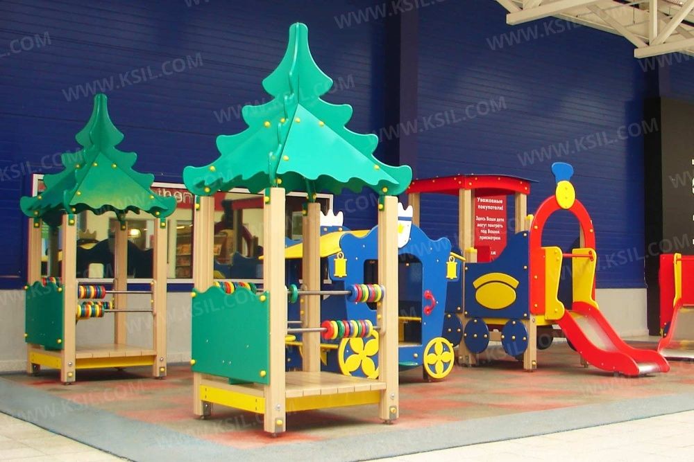 Домики Беседки KSIL Детские площадки Качели Горки Болалар майдончаси