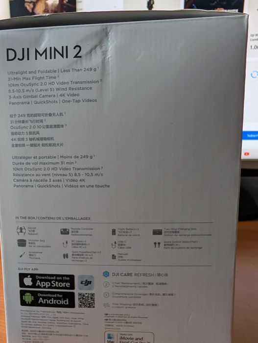 Vând drona DJi Mini 2 se Fly More Combo