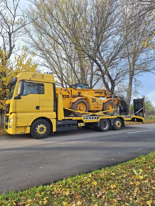 Tractări auto camioane, Transport UTILAJE grele Buldo etc