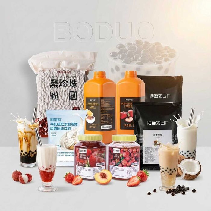 Boduo Балмұздақ (ұнтақ) Құлпынай 1кг — HoReCa үшін оптом