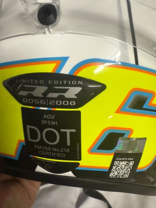 Каска AGV Vale Pista GP RR catalunya 2008 L 59-60