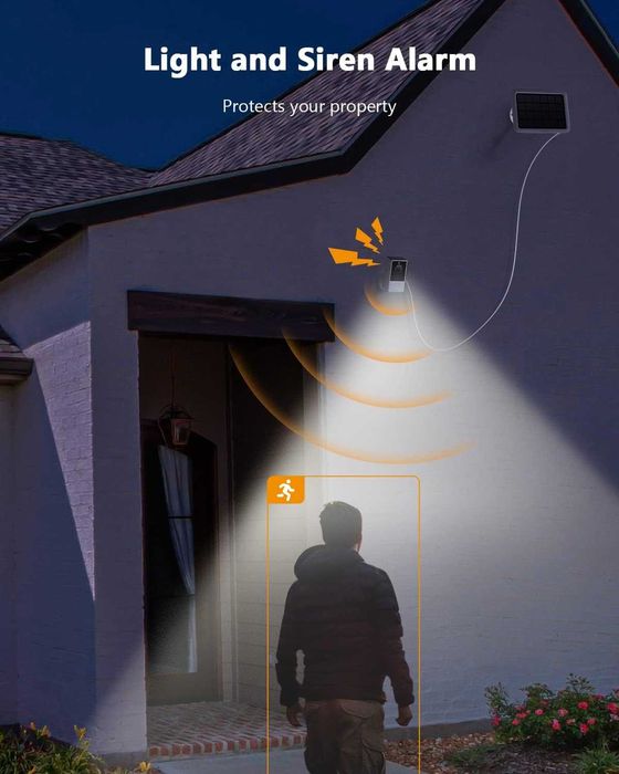 Imou Cell 2  Външна WiFi охранителна камера със соларен панел