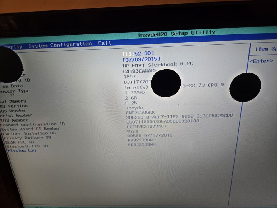 Laptop HP ENVY 6 cu defect!!