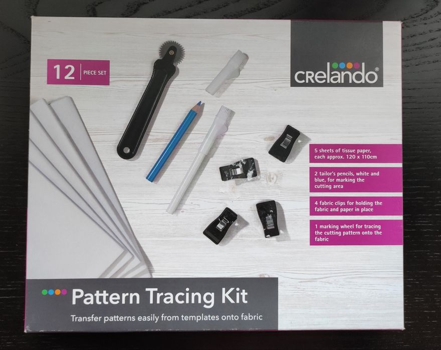 Комплект за Прехвърляне на Кройка от Шаблон - Шивачески комплект