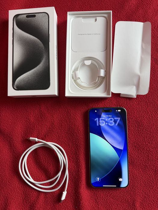 Iphone 15 pro max 256GB, White Titanium