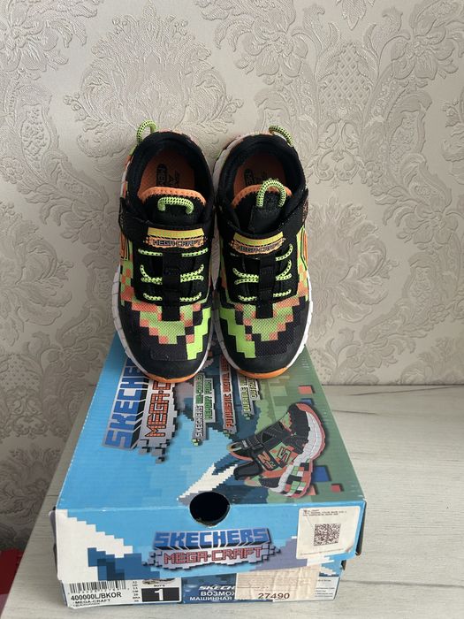 Детский кроссовки Skechers Minecraft размер 30