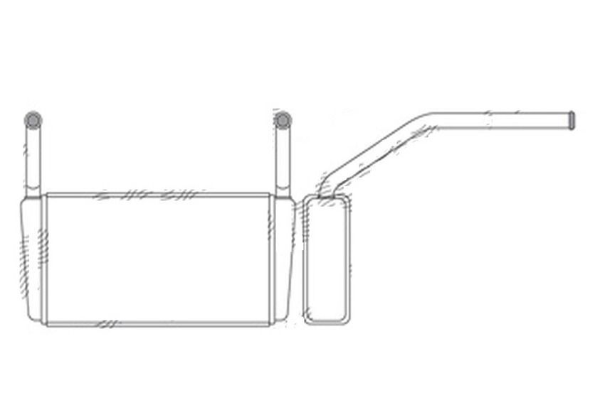 Radiator incalzire BMW Seria 7 E23 1977-1986, 277x145x32mm, Tipul radiatorului: fagure brazat, OE 1363032, Th-Series
