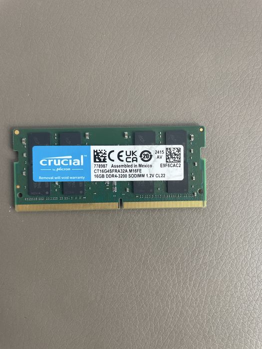 16GB DDR4-3200 Sodimm Crucial noua