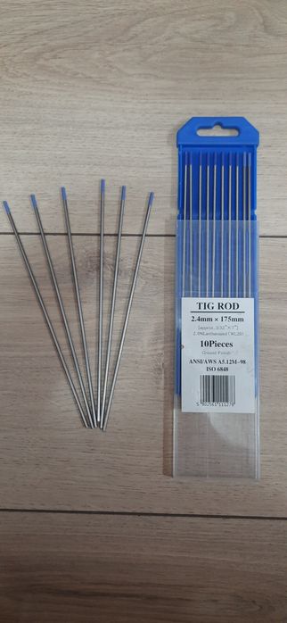 Set Electrozi wolfram WL20 (albastru) d=2.4 mm, 10 buc, Nou!