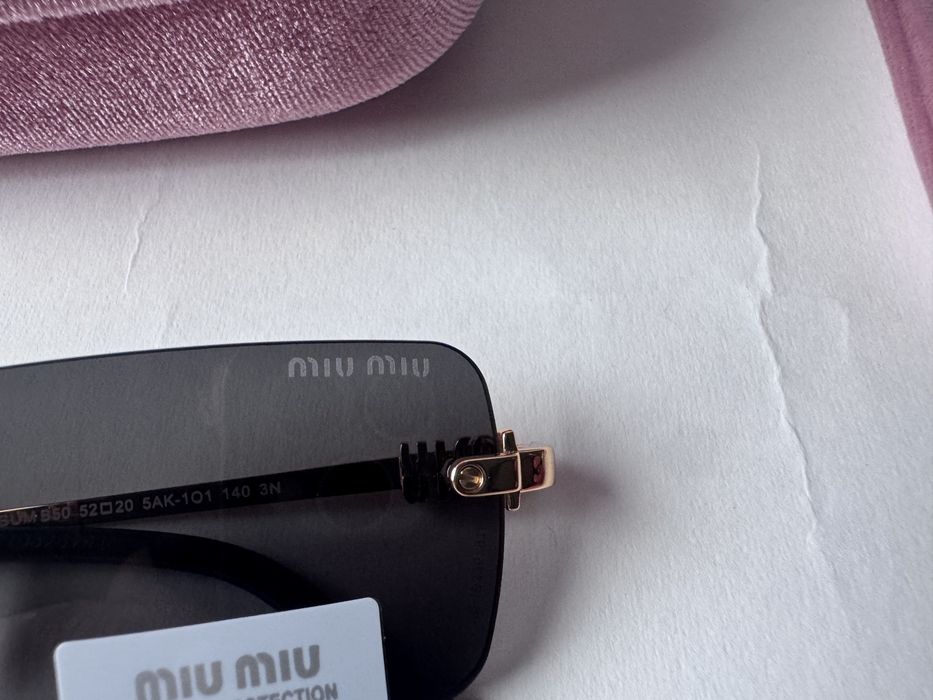 Ochelari de soare Miu Miu Rectangle-Rimless SUMB50 52-20 140, Noi