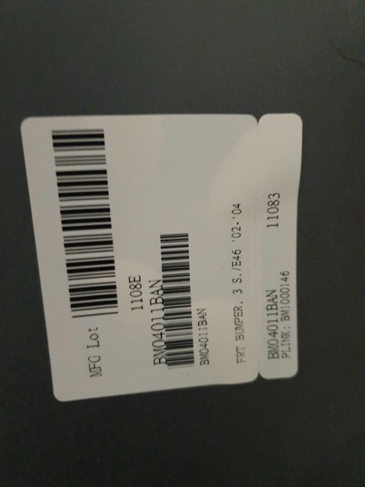 Бампер передний BMW 3 E46 рест