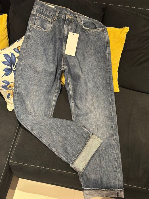 Прави дънки Zara със средна талия