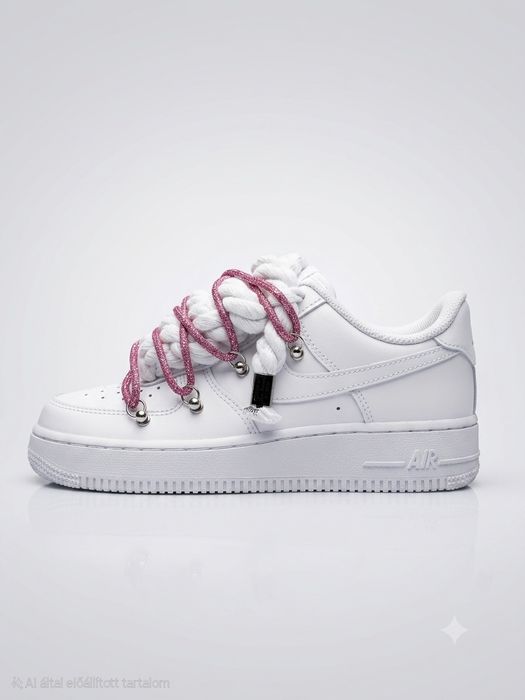 Nike air force 1 rope pink Swarovski