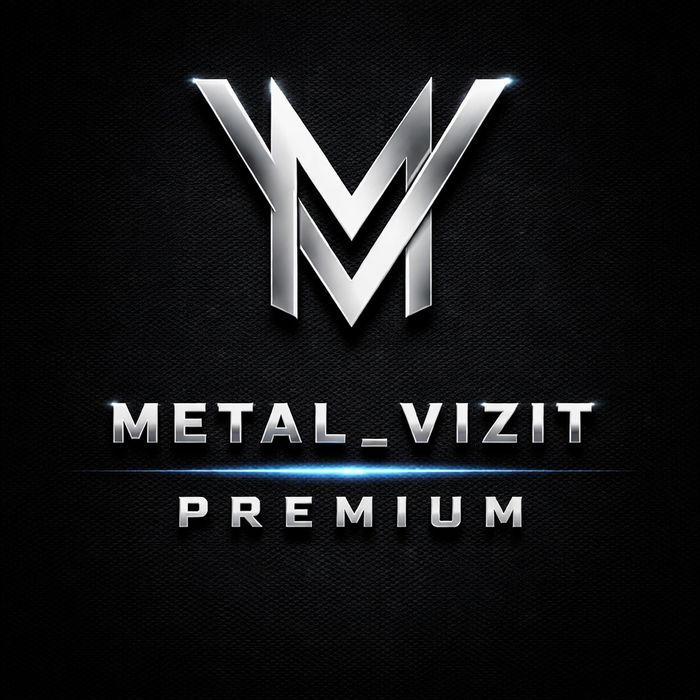 Металичческие Визитки. Премиум класс.