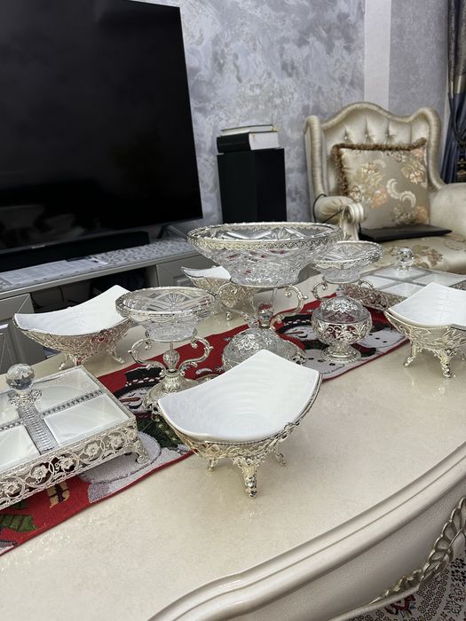 Мельхиоровый Сервиз